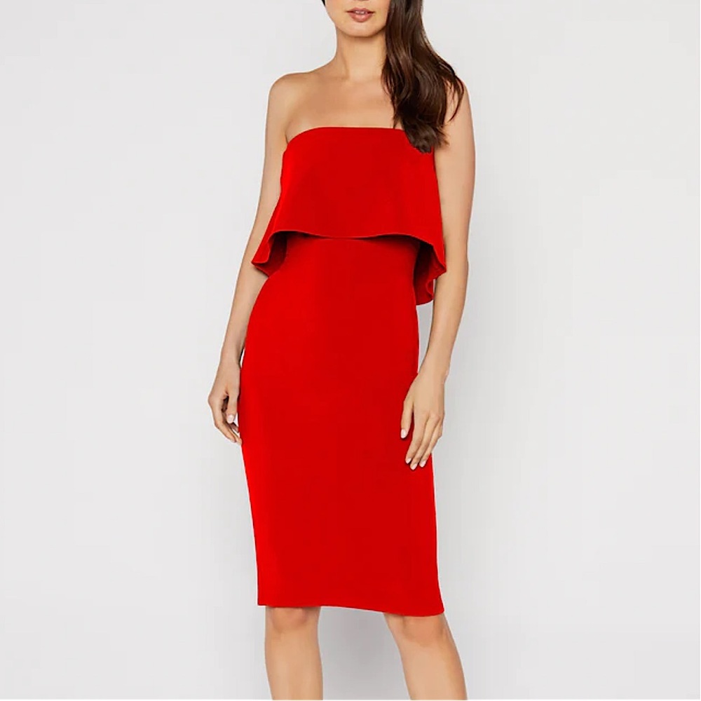 LIKELY Driggs Dress in Red SZ 2
